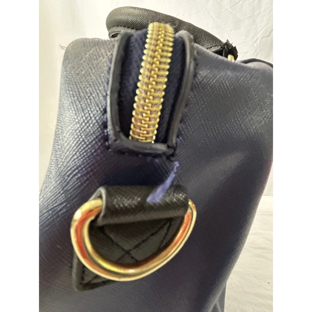 Loungefly Disney Snow White Navy Blue Saffiano Satchel Crossbody Bag Apple #975